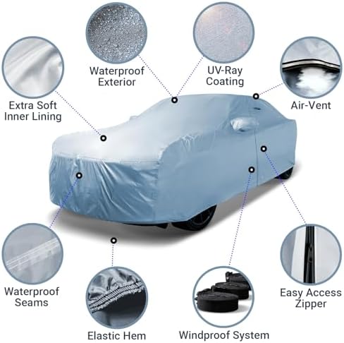 iCarCover Custom Fit [2002-2005 Ford Thunderbird] Premium Car Cover