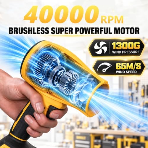 Brushless Leaf Blower Cordless for Makita 18V Battery (Tool Only)