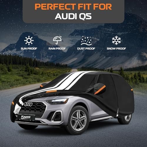 Kayme Heavy Duty Car Cover for Audi Q5/SQ5 (2008-2026) Waterproof