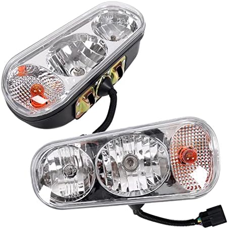 ECOTRIC Halogen Snow Plow Lights Kit Compatible with Boss Western Meyer