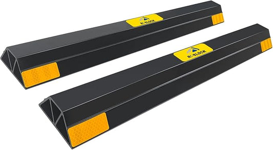 ROBLOCK (New Upgrades) 24" 2 Pcs Heavy Duty Parking Aid for Garage Walls, Parking Gadgets Protects Car, Parking Stopper Easy to Install 2 Packs, 24" L x 3.7" W x 1.8" H