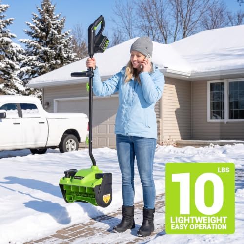 20V Cordless Electric Snow Shovel, 13-Inch