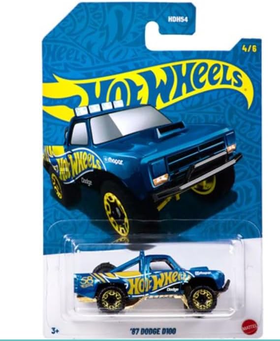 Hot Wheels 58th Anniversary Pearl and Chrome Vehicle Set, Blue and Gold, 2026 Collection, Set of 5, NO Chase