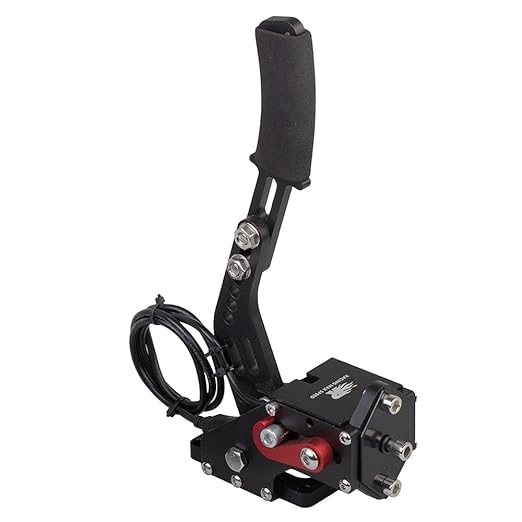 CNRAQR PC Racing Game USB Handbrake for 16Bit SIM for Racing Games, Compatible with G27 G29 G923 T500 T300 Simulate Linear Handbrake(Only PC System)