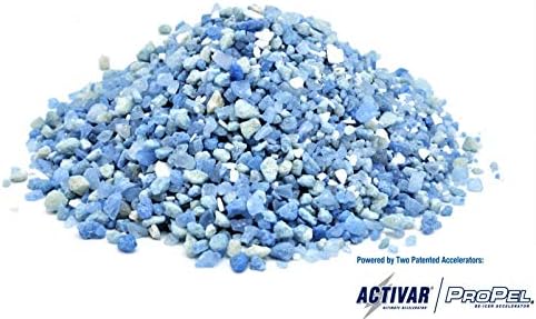 National Blue Ice Melt and Snow Salt 35lb Bucket - Fast Acting Ice Melter - Pet, Plant and Concrete Friendly, Environmentally Safe - Free of Magnesium Chloride - Melts to -15°F