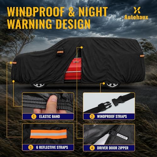 X AUTOHAUX Outdoor Full Car Cover Waterproof for Cadillac Escalade 2015-24