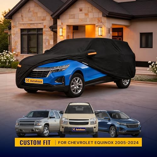 X AUTOHAUX Outdoor Full Car Cover Waterproof for Chevrolet Equinox 05-24
