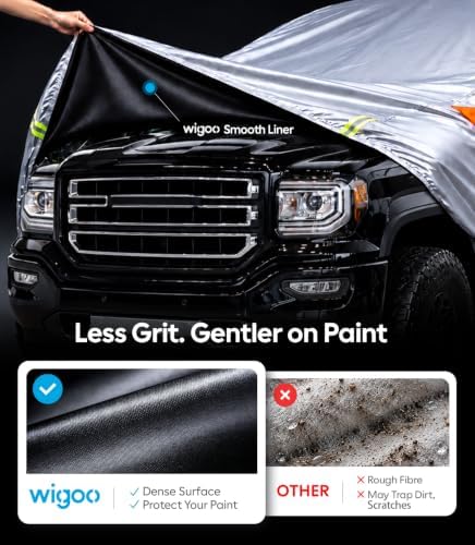 Wigoo GMC Sierra 1500 2500 3500 Truck Cover 2019-2026, Waterproof
