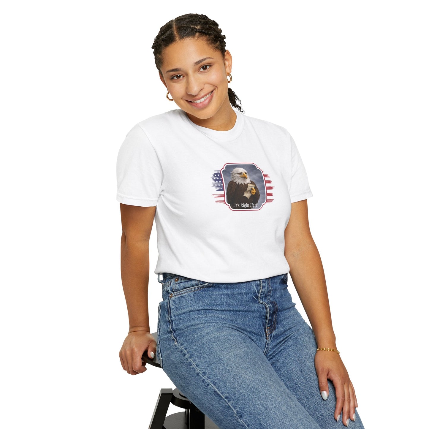 “It’s Right Here” Political Parody T-Shirt