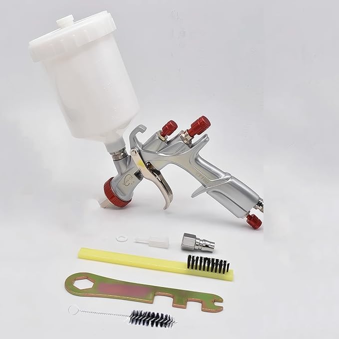 DAXINYANG YT-160 LVLP Paint Guns Automotive Kit R500 Spray Gun, Paint Gun for Car Painting,Furniture,DIY,Primer and Topcoat
