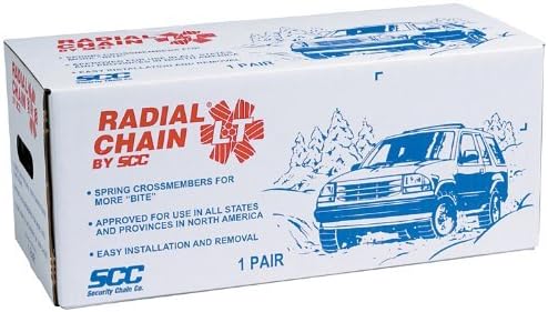 Security Chain Company TC2212MM Radial Chain LT Cable Tire Traction Chain for Light Trucks - Set of 2
