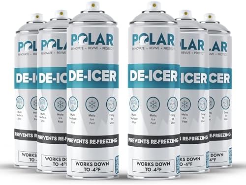 Polar De-Icer Spray - Car De-Icer - Windshield Ice Remover - 6x500ml
