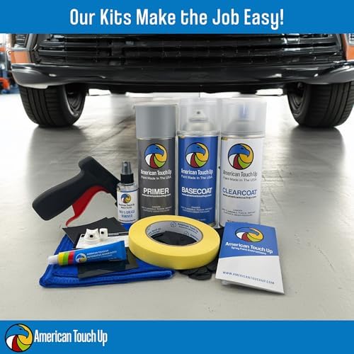 American Touch Up Paint Compatible with Toyota | 4Q2/U4Q2 Desert Sand Mica | Spray Paint - Basecoat/2K Spraymax