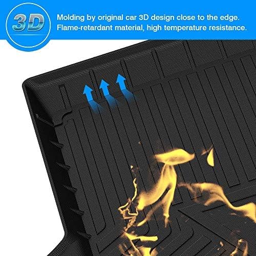 Cargo Liner Fits for Audi Q8/RS Q8 2019-2025 2026, All Weather Cargo Mat for Q8, Heavy Duty Waterproof Rear Trunk Mat for Q8 Accessories