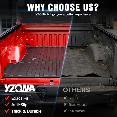 YZONA Bed Mat for 2022-2026 Ford Maverick, 4.5FT(54.4 in)