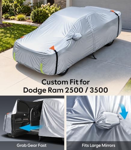 Wigoo Upgraded Truck Cover for Ram 2500 3500 (2010-2026), All Weather