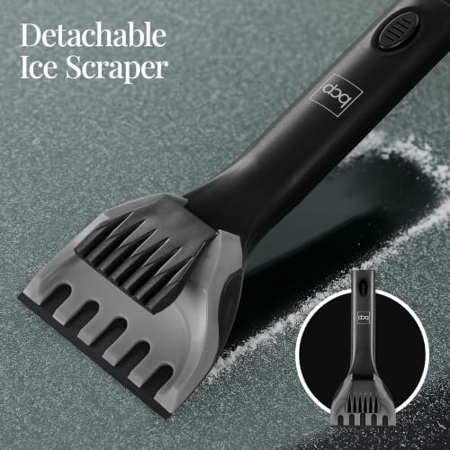 Best Choice Products Snow Brush with Squeegee & Ice Scraper, Up to 39" Extendable Foam Grip, 270° Pivoting Snow Brush for Car Truck SUV, Storage Bag Included - Charcoal