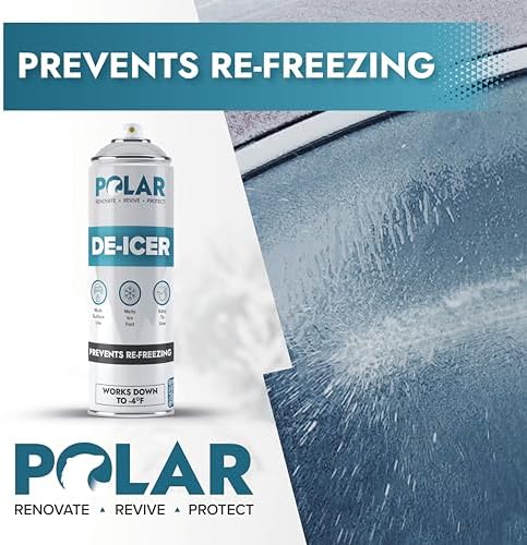 Polar De-Icer Spray - Car De-Icer - Windshield Ice Remover - 6x500ml