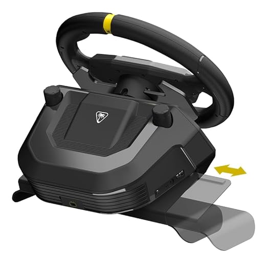 Turtle Beach Racer Wireless Racing Wheel System Officially Licensed for Xbox Series X|S & Xbox One and Windows PCs – Complete Design, Reliable Wireless Connection, up to 30Hr Battery– Black