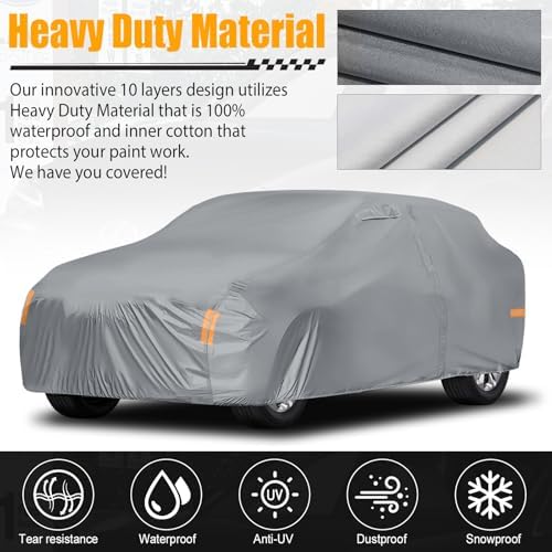 SAPUBK Waterproof Car Cover Compatible with 2023-2025 Chevy Trax