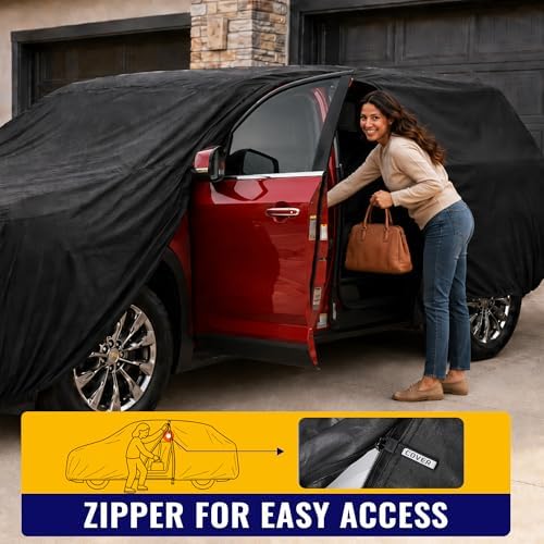 X AUTOHAUX Outdoor Full Car Cover Waterproof for Chevrolet Traverse 18-24