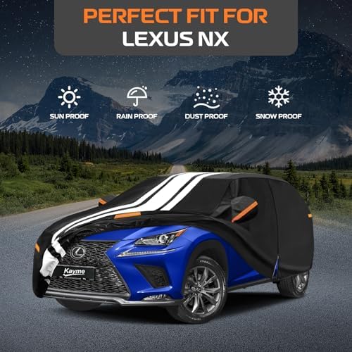 Kayme Car Cover for Lexus NX NX250 NX350 NX350h NX450h+ NX200t NX300