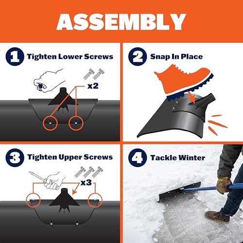 MARSHALLTOWN Polar Pusher 30 Inch Snow Pusher, Assembled in the USA