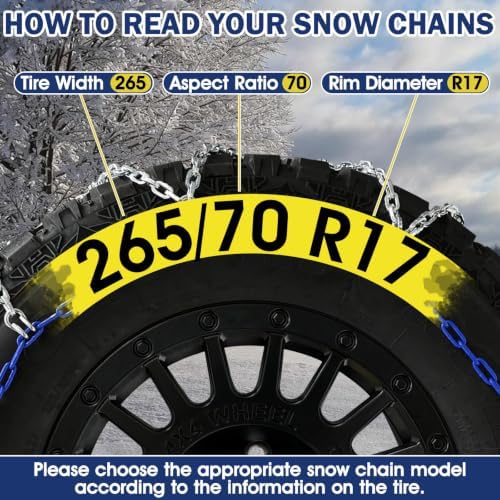 DEDC Auto Lock Y-type Mn Steel Snow Tire Chain for Tesla Model Y 235 245