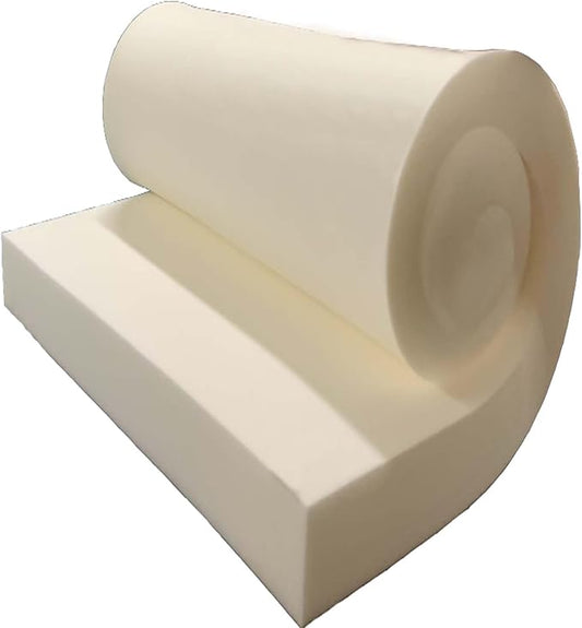 GoTo Foam 6" Height x 24" Width x 72" Length 36ILD (Semi-Firm) Upholstery Cushion Made in USA
