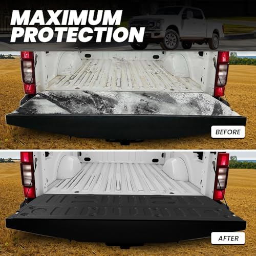 LASFIT Tailgate Mat for 2022 2021-2017 Ford Super Duty F250 F350 F450