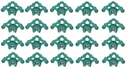 JSP Manufacturing Plastic Roof Ice Guard Snow Guard Snow Stops for Standing Seam Metal Roofing - Multi-Color/Multi-Pack Listing (20, Green)
