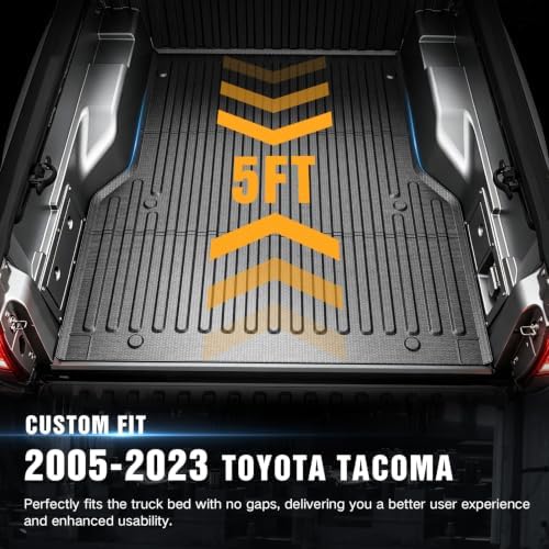 YZONA Bed Mat for 2005-2023 Toyota Tacoma, 5FT Short Bed
