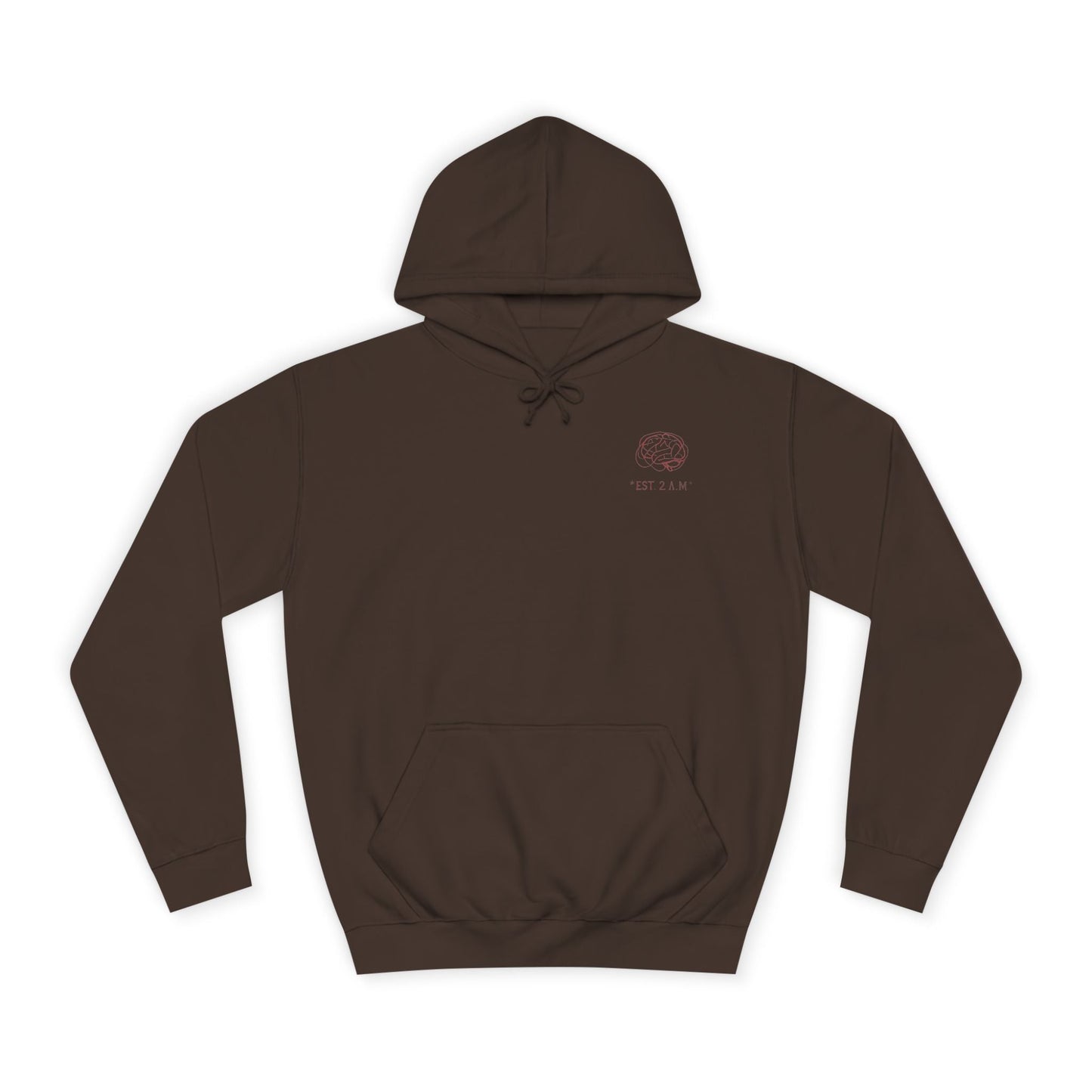 Unisex Overthinking Club Hoodie | Cozy College Gear, Thoughtful Gift for Students, Casual Wear, Relaxed Style, Brainy Humor Apparel