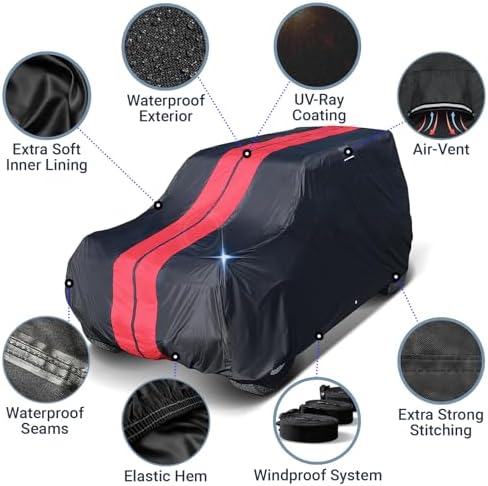 iCarCover Premium Plus Quality All Weather Waterproof Automobiles Car Cover