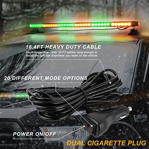 ASPL 38.5" 78 LED Strobe Light Bar Double Side Flashing