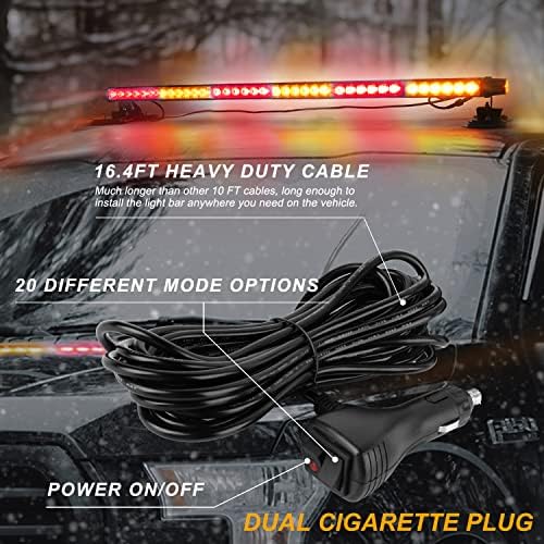ASPL 38.5" 78 LED Strobe Light Bar Double Side Flashing