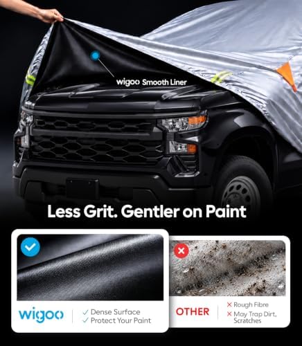 Wigoo Truck Cover for Chevrolet Silverado 1500 2019-2026, Waterproof