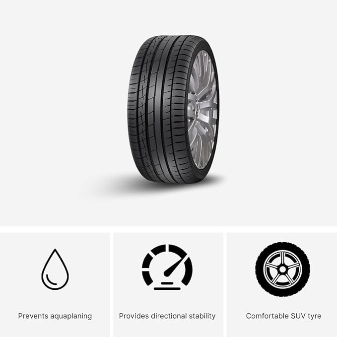 Accelera Iota ST68 All-Season Truck/SUV High Performance Radial Tire-255/50R19 255/50ZR19 255/50/19 255/50-19 107W Load Range XL 4-Ply BSW Black Side Wall UTQG 400AA
