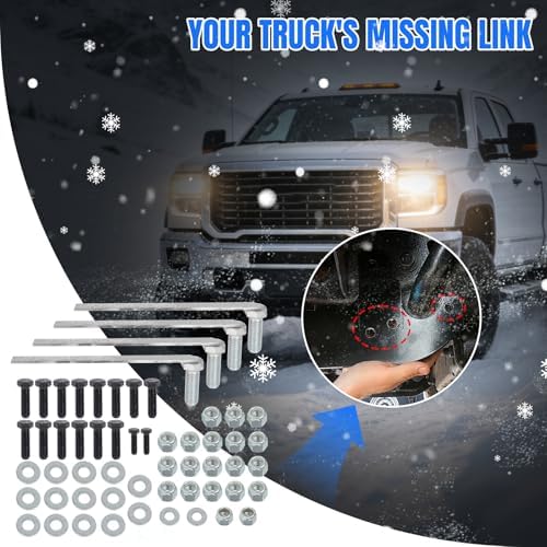 7192 Snow Plow Mount Bolt Kit for Chevy GMC 2500 3500 11-19