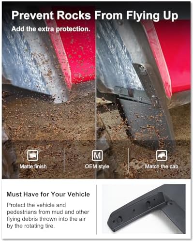 Kiwi Master Mud Flaps for 2018-2026 Jeep Wrangler JL (Not Willys/Rubicon)