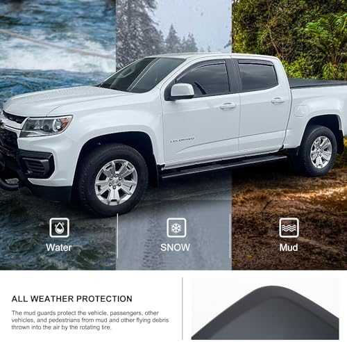 Kiwi Master Mud Flaps for 2015-2022 Chevy Colorado/GMC Canyon w/o Fender