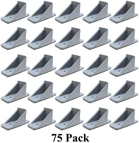 JSP Manufacturing V2-MINI Roof Guard Snow Guard Prevent Sliding Ice Snow Stop Buildup Plastic Multipack-Multicolor (75, Light Grey)