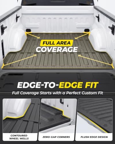 Truck Bed Mat for 2017-2024 2025 2026 Honda Ridgeline 5.3FT (64")