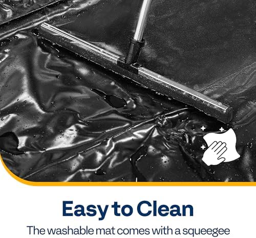 VIVOHOME Garage Floor Mat 7'9" x 16' Containment Mat with Stay Put Corner