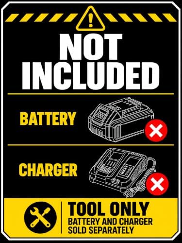21" Cordless Snow Blower Compatible with DeWalt 20V Max Battery(Tool Only)