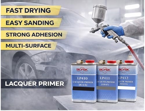Automotive Lacquer Primer 1 Gallon (Black)