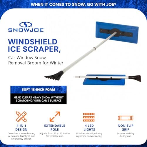 Snow Joe Shovelution Snow Shovel & Snow Broom, SJ-SHLV01 & SJBLZD