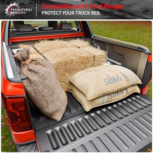 5 FT Truck Bed Mat for 2024 2025 2026 Ford Ranger