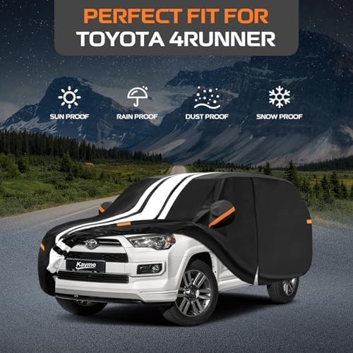 Kayme Toyota 4Runner Car Cover Waterproof All Weather for Automobiles