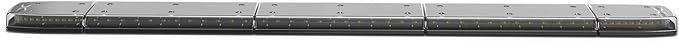 ECCO LED Light Bar 48 Inch Single Row Flood Beam Amber White 99W LED Off Road Lights for Trucks Commercial Vehicles, 5 Year Warranty